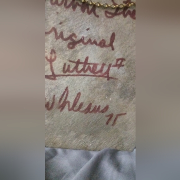 George B Luttrell II " Bourbon Street" on slate original signed art wall decor - Picture 5 of 6